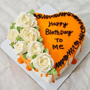 Heart-Shaped Orange Glaze